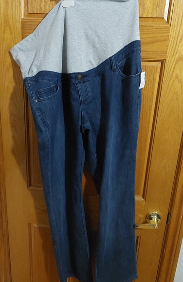 Thyme maternity jeans size 3x color blue - Picture 1 of 4